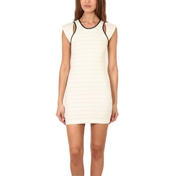 IRO Easton Mini Dress in White Size 38 (6 US) - Picture 1 of 9